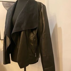Faux leather jacket